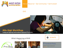 Tablet Screenshot of milehighmin.org